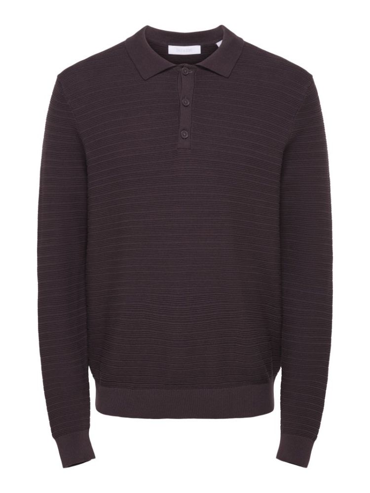 ONSCARL REG LS STRUCTURE POLO 213451 Fudge