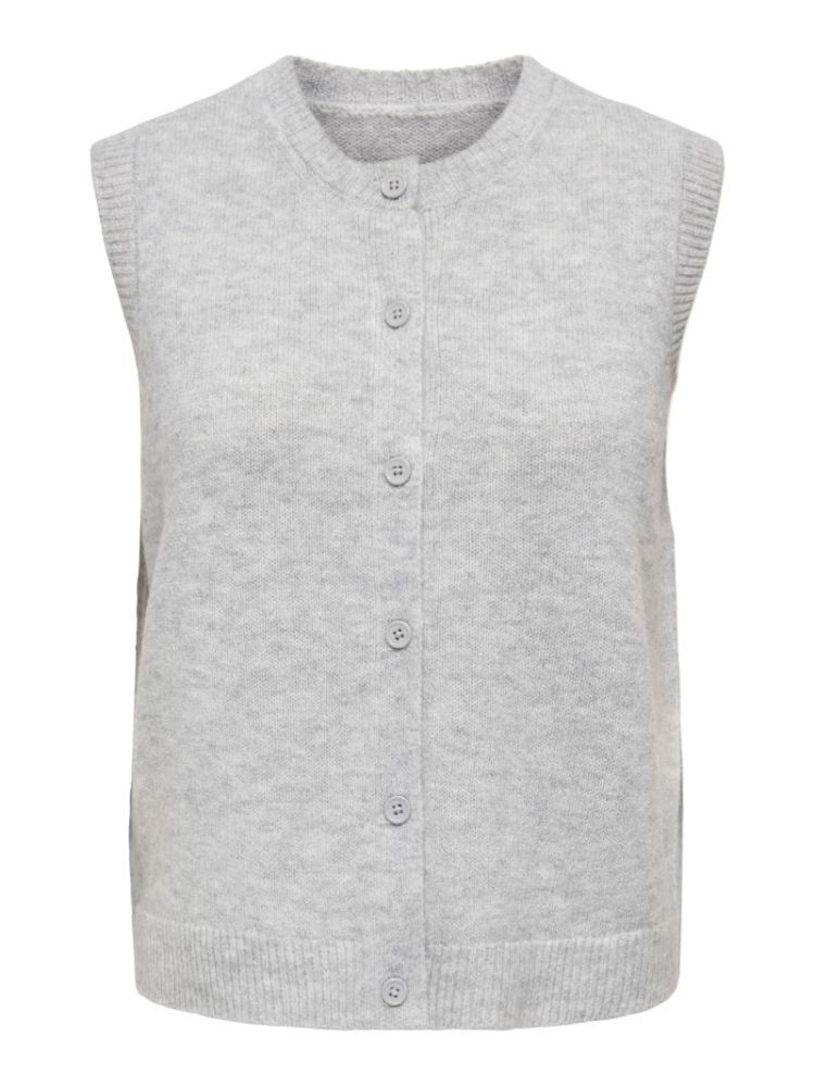 ONLOLIVIA SL BUTTON VEST CC KN 179073001 Light