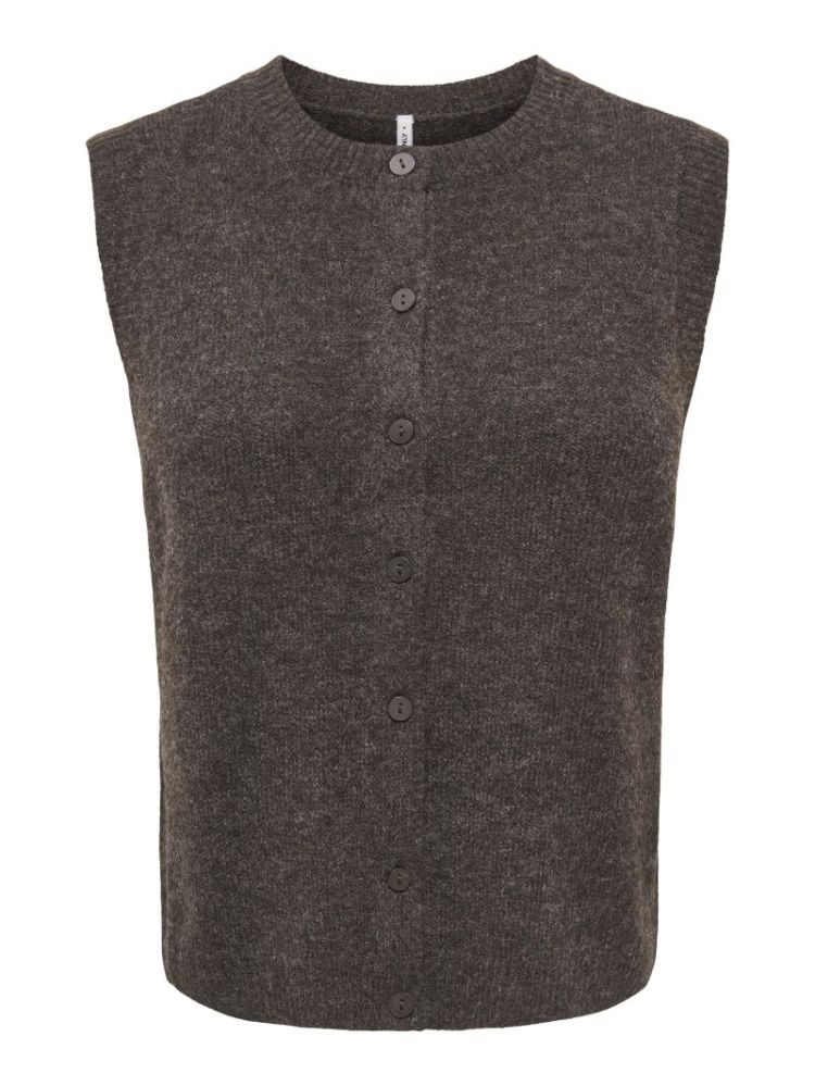 ONLOLIVIA SL BUTTON VEST CC KN 206971002 Mole/