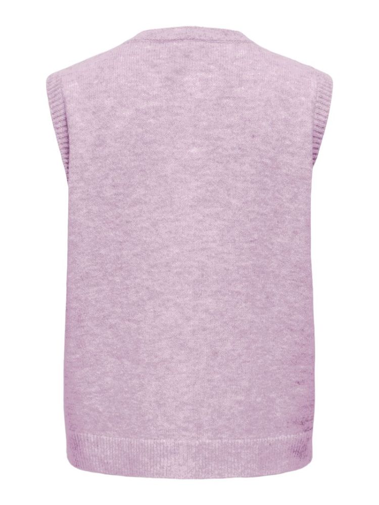 ONLOLIVIA SL BUTTON VEST CC KN 177951002 Rose