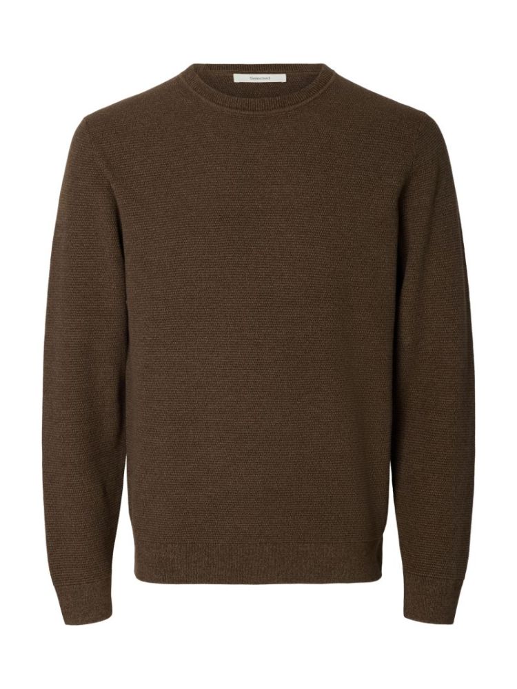 SLMROSS LS KNIT STRUCTURE CREW 180751014 Delic