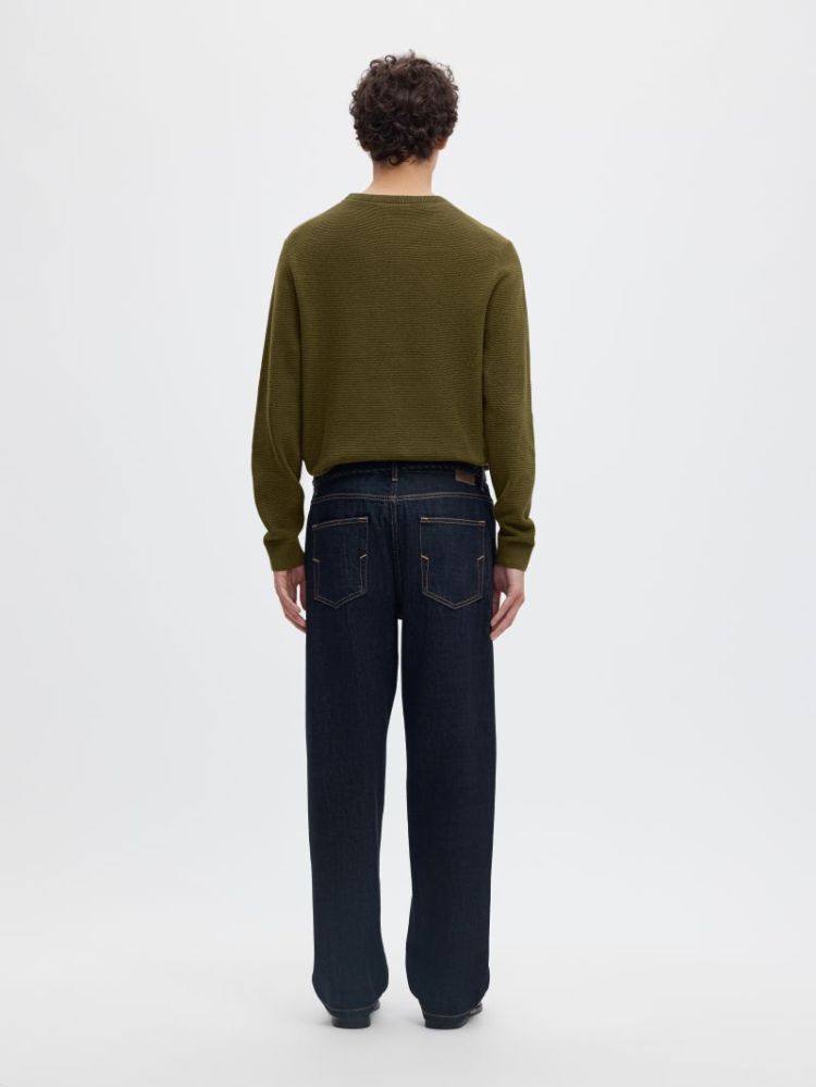SLMROSS LS KNIT STRUCTURE CREW 178191015 Fores