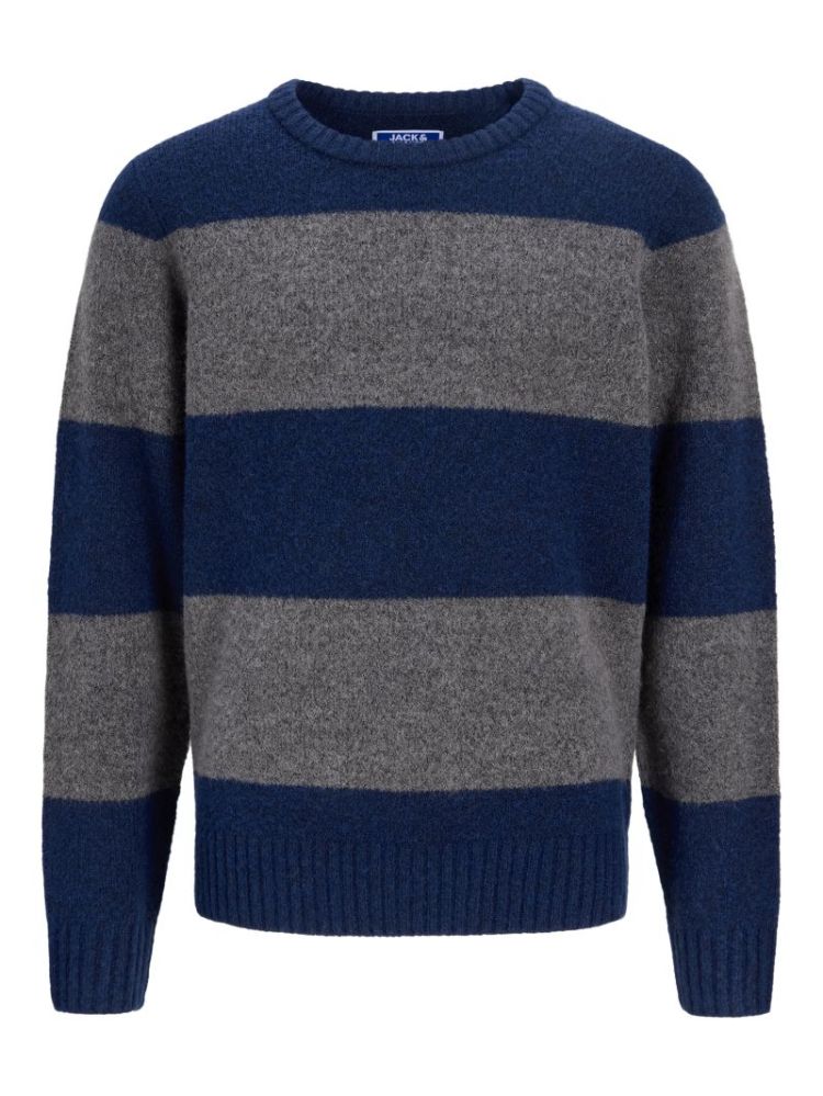 JJESOHO OLLIE KNIT CREW NECK S 175876001 Navy