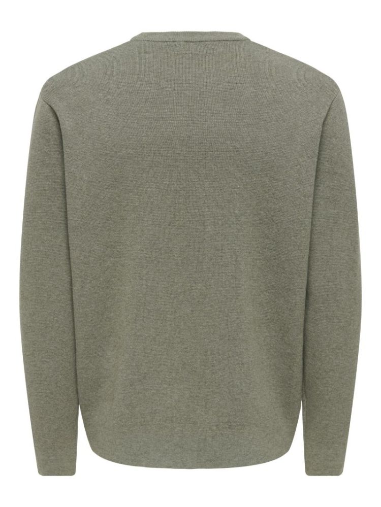 ONSTING RLX CREW NECK KNIT NOO 262142 Castor G
