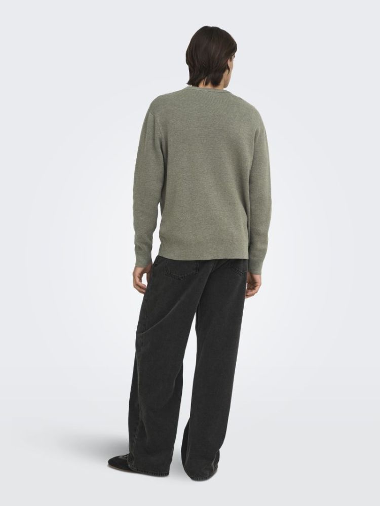 ONSTING RLX CREW NECK KNIT NOO 262142 Castor G