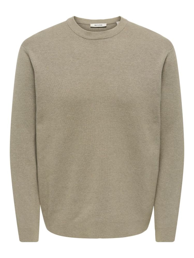 ONSTING RLX CREW NECK KNIT NOO 296916 Desert T