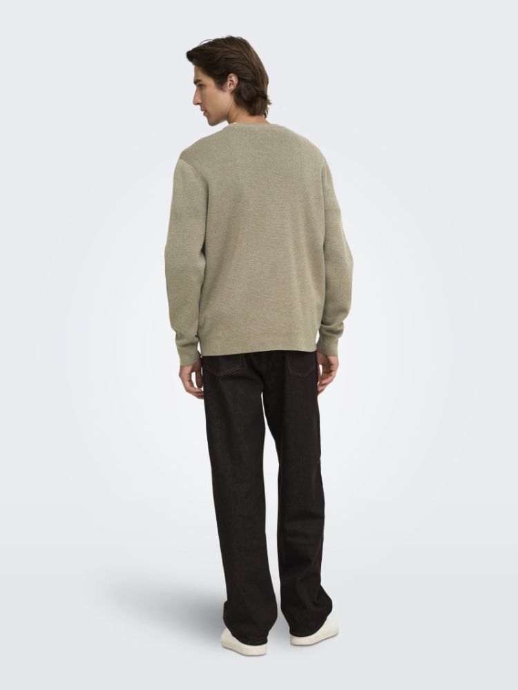 ONSTING RLX CREW NECK KNIT NOO 296916 Desert T
