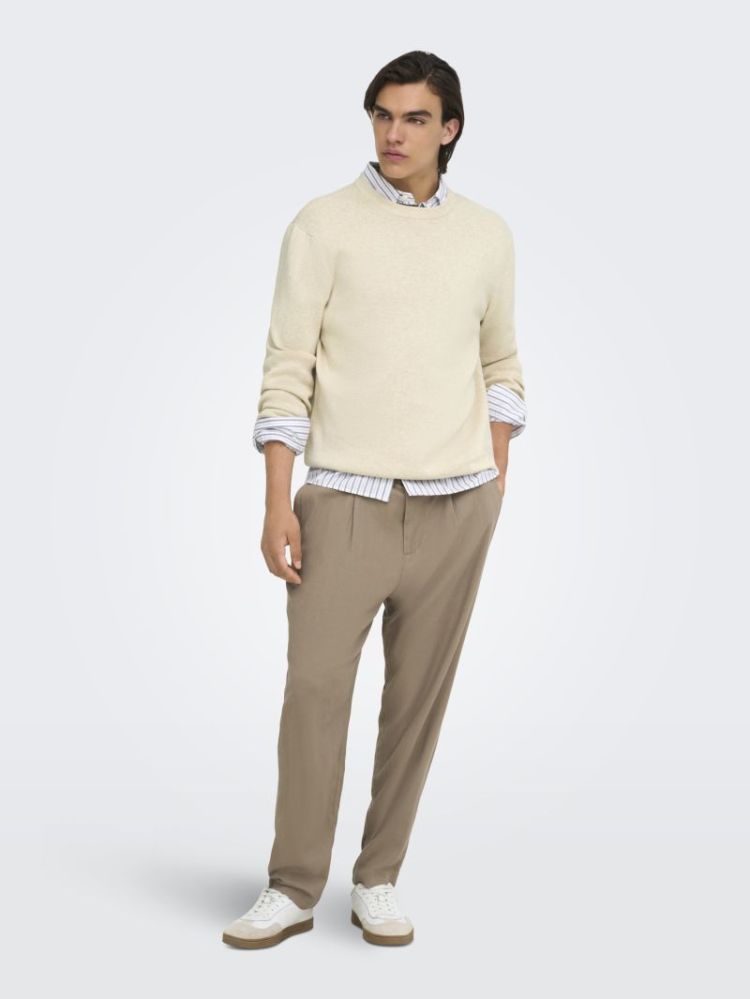 ONSTING RLX CREW NECK KNIT NOO 276522 Gardenia