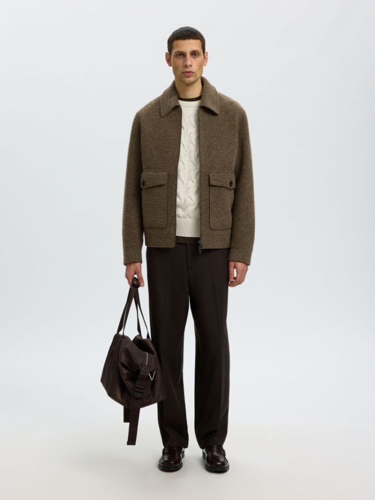 SLMCARLOS LS CABLE CREW NECK N 187118001 Silve
