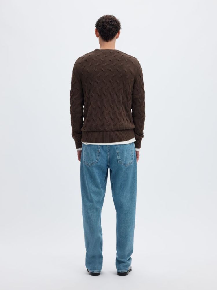 SLMCARLOS LS CABLE CREW NECK N 180751 Delicios
