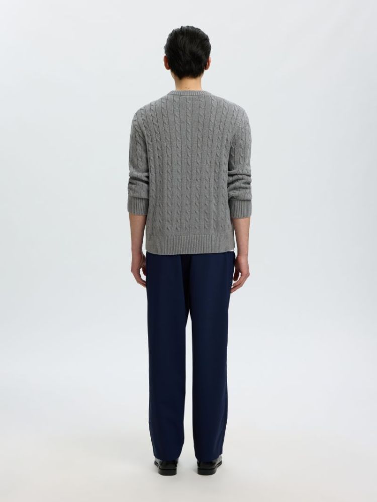 SLMBRAUN KNIT CABLE CREW NOOS 178991 Medium G
