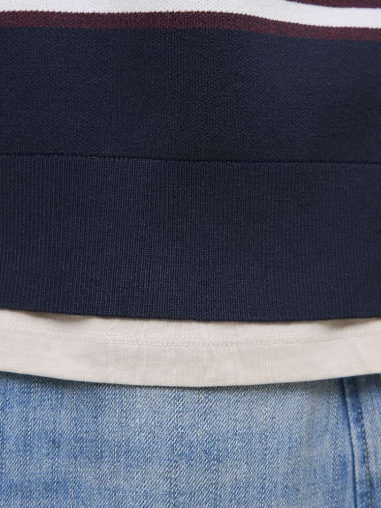 JORATOCHA KNIT STRIPE POLO 175917002 Sky C