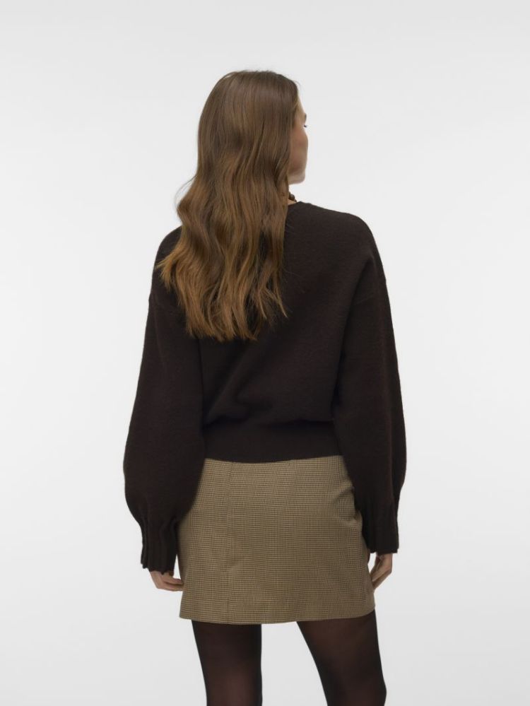 VMKACY LS O-NECK PULLOVER 297957001 Choco