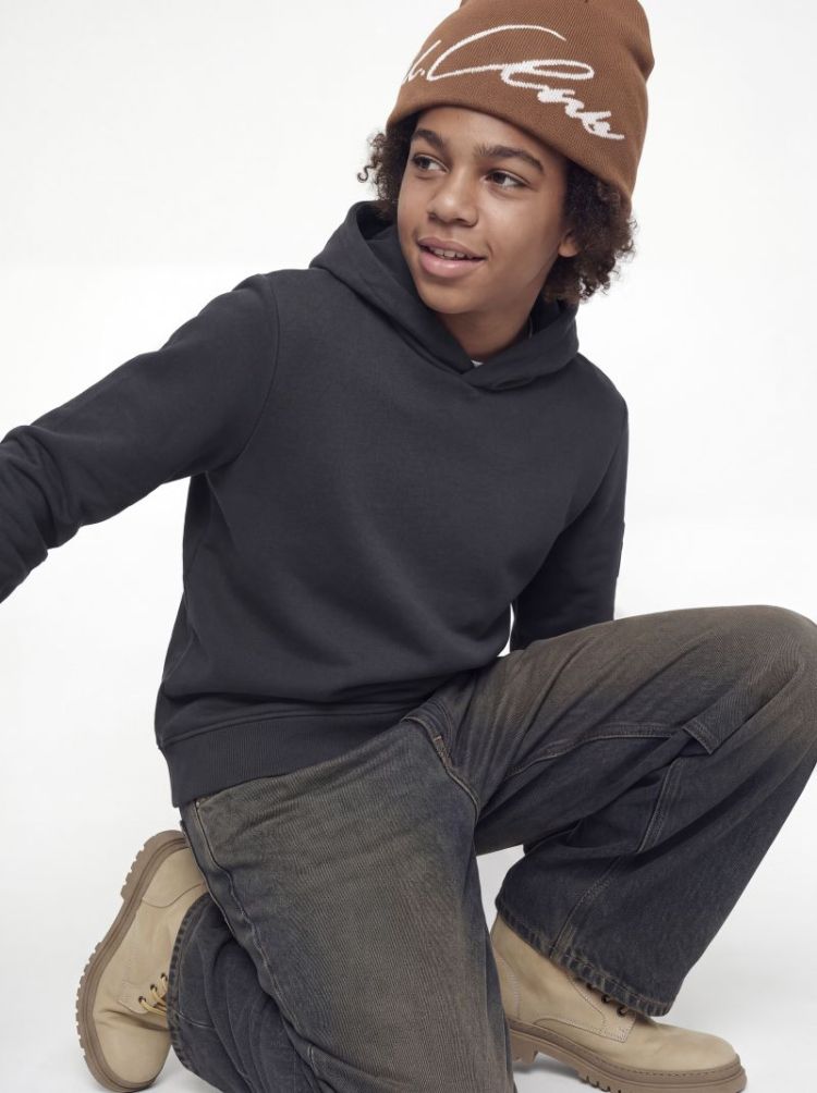 JJCLEVELAND SWEAT HOOD SN JNR 178012 Black