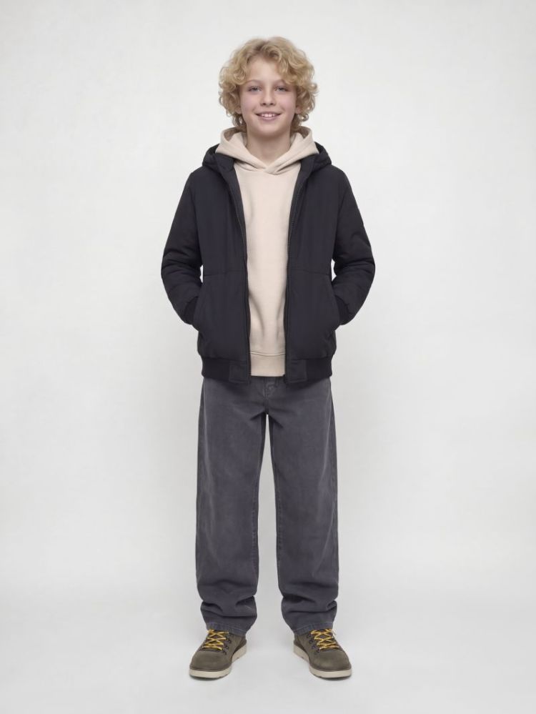 JJCLEVELAND SWEAT HOOD SN JNR 176631 Moonbeam