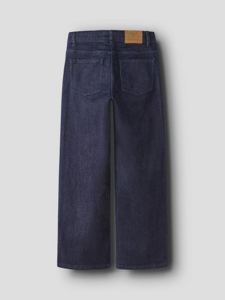 NKFROSE WIDE GLITTER JEANS 120 180693 Dark Blu