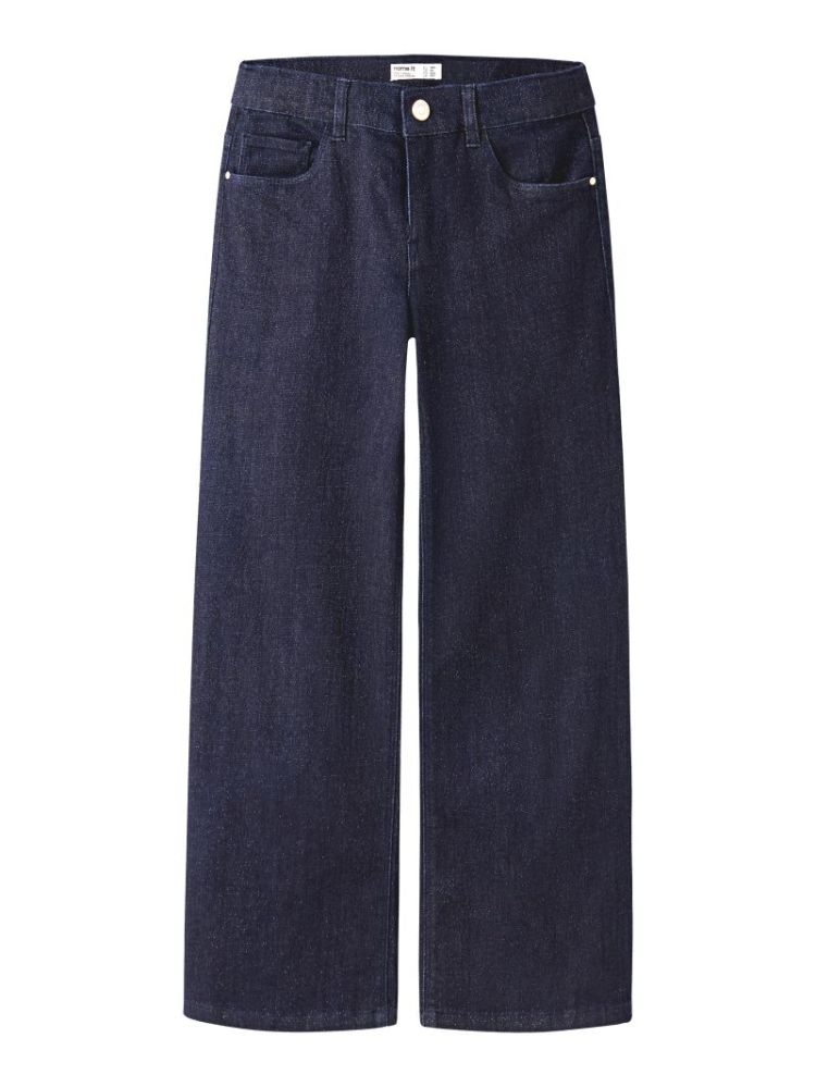 NKFROSE WIDE GLITTER JEANS 120 180693 Dark Blu