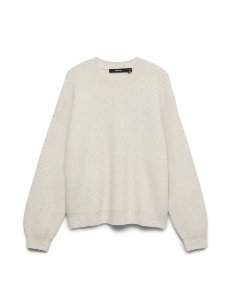 VMDOFFY JAQUARD LS O-NCK PULLO 222913014 Birch