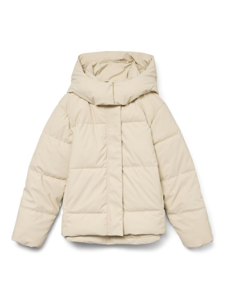 VMGRETAKYLIE SHORT COATED JACK 175626 Oatmeal
