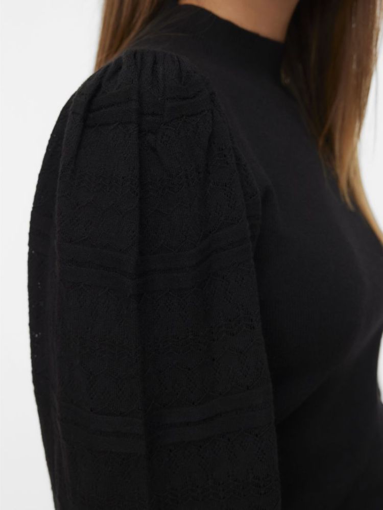 VMNEWLIMONE LS HIGHNECK PULLOV 177868 Black