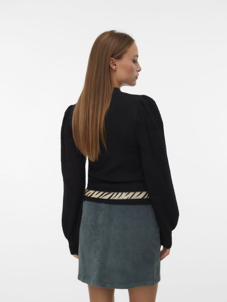 VMNEWLIMONE LS HIGHNECK PULLOV 177868 Black