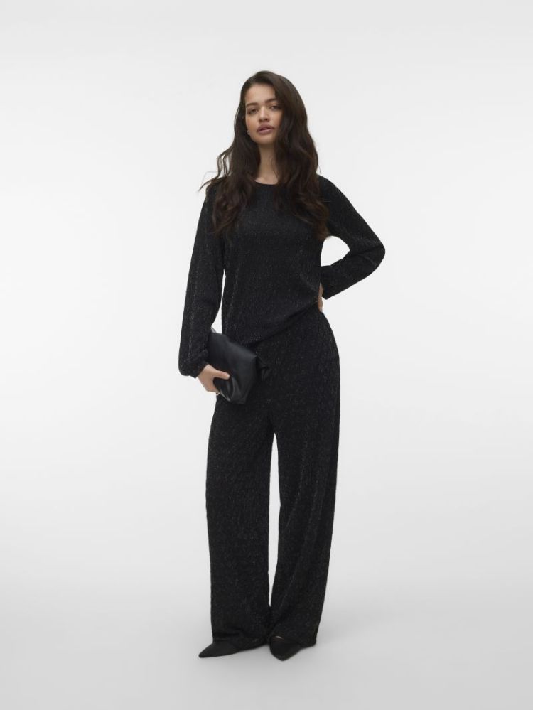VMKALI LS O-NECK TOP LX JRS 177868 Black
