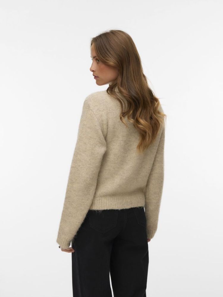VMCORA LS POLONECK PULLOVER BO 192623003 Silve