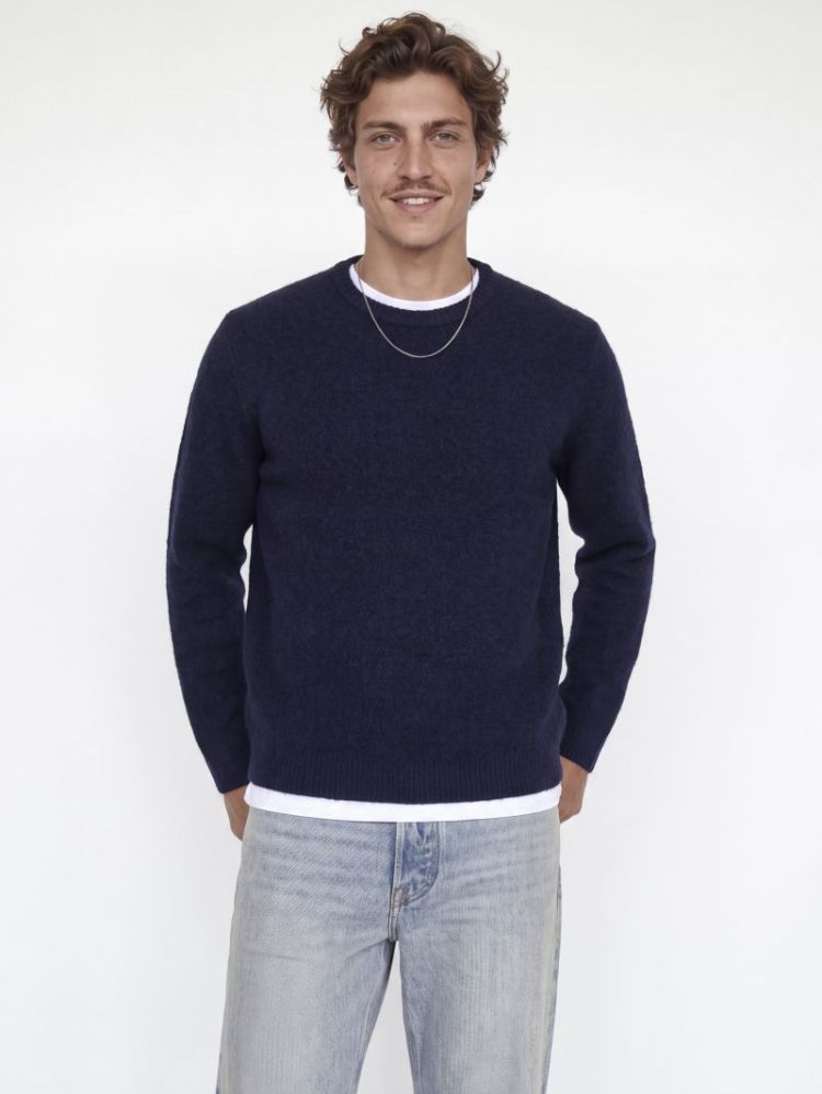 JPRBLASIMON SOUFFLE KNIT CREW 175879002 Night