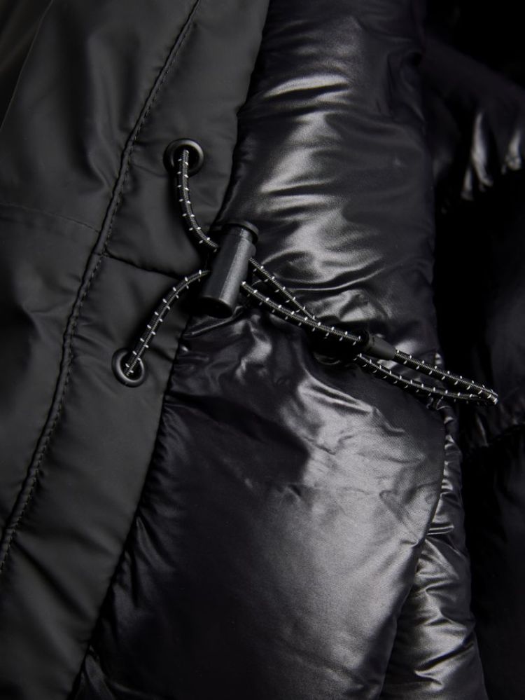 JCOCLUB PU LIGHT PADDED JACKET 178012 Black