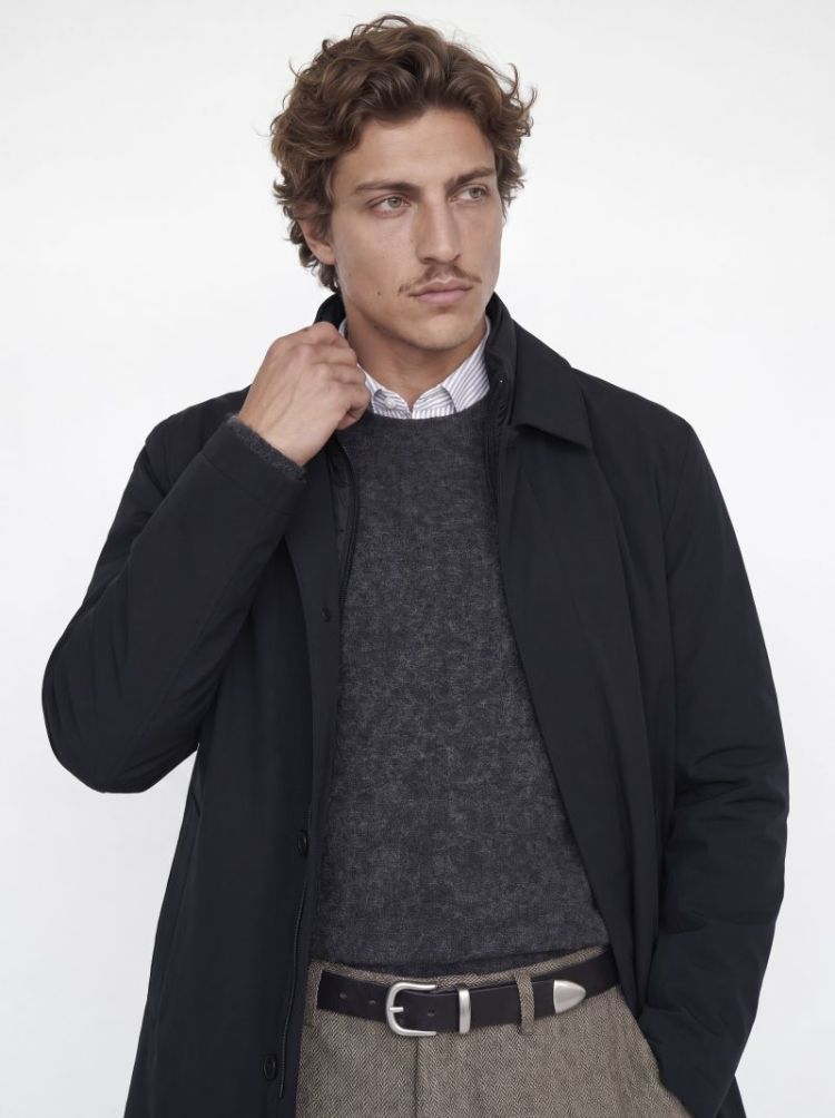 JPRBLADEVON MAC COAT SN 175697 Dark Nav