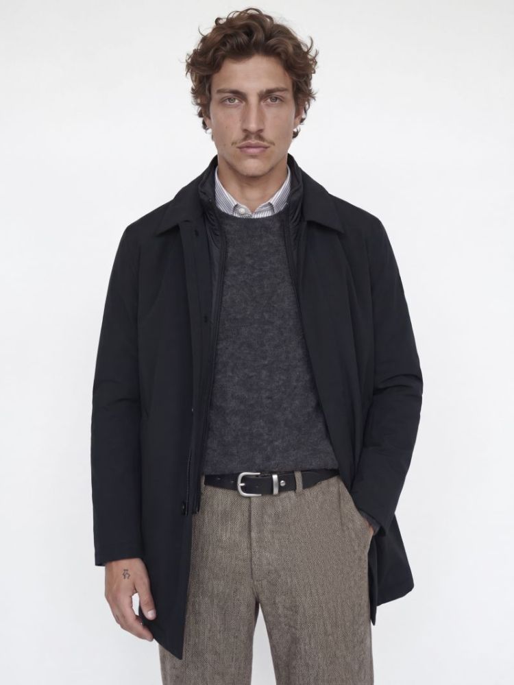 JPRBLADEVON MAC COAT SN 175697 Dark Nav