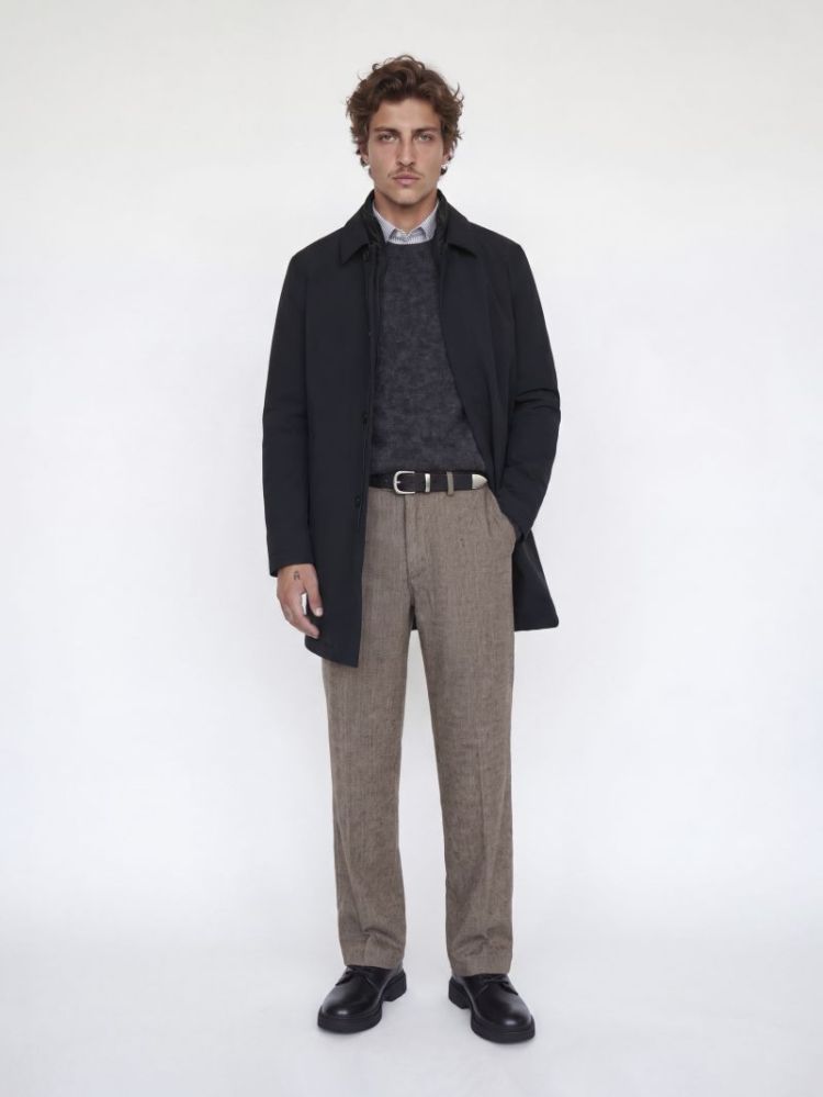 JPRBLADEVON MAC COAT SN 175697 Dark Nav