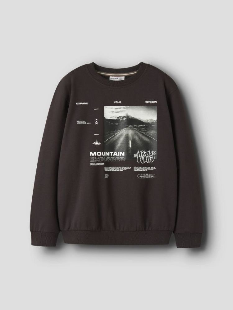 NKMOBUSTER LS NREG SWEAT BRU B 295561 Chocolat