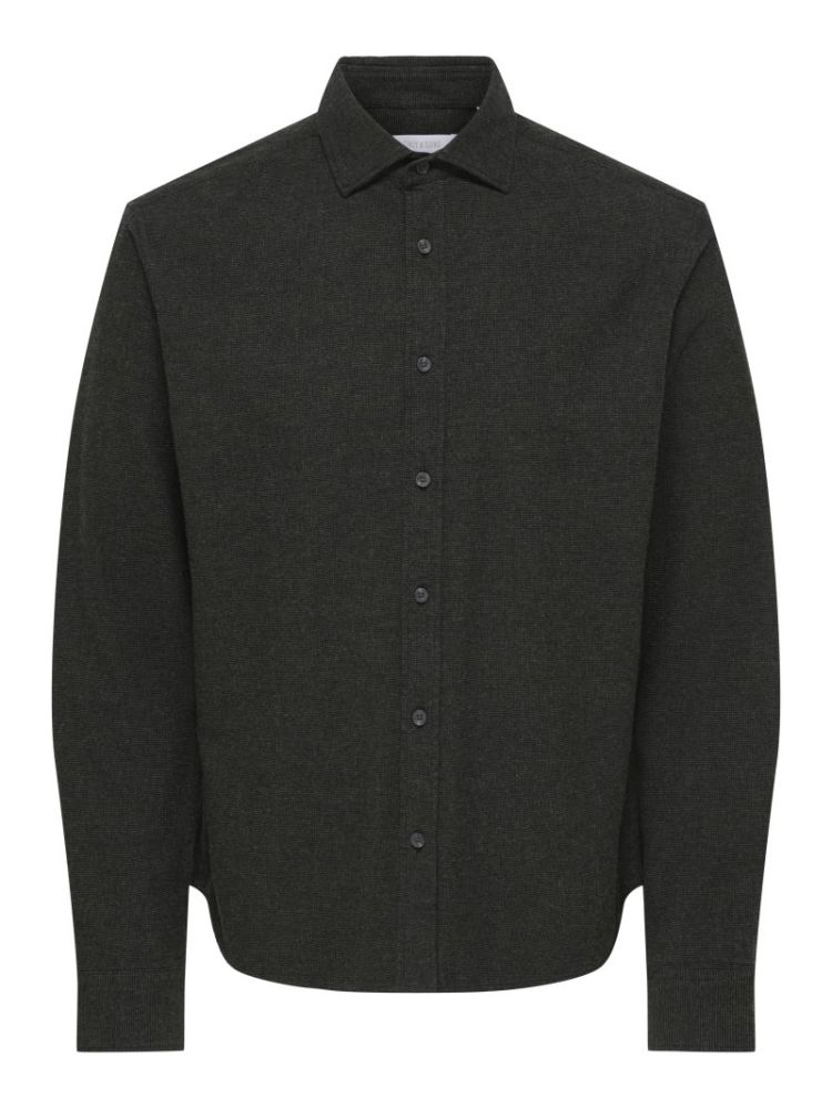 ONSALON LS SLIM SHIRT FRML 300541001 Belug