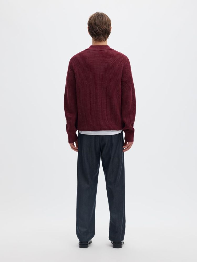 SLMPIM LS KNIT POLO CAMP 198345 Tawny Po