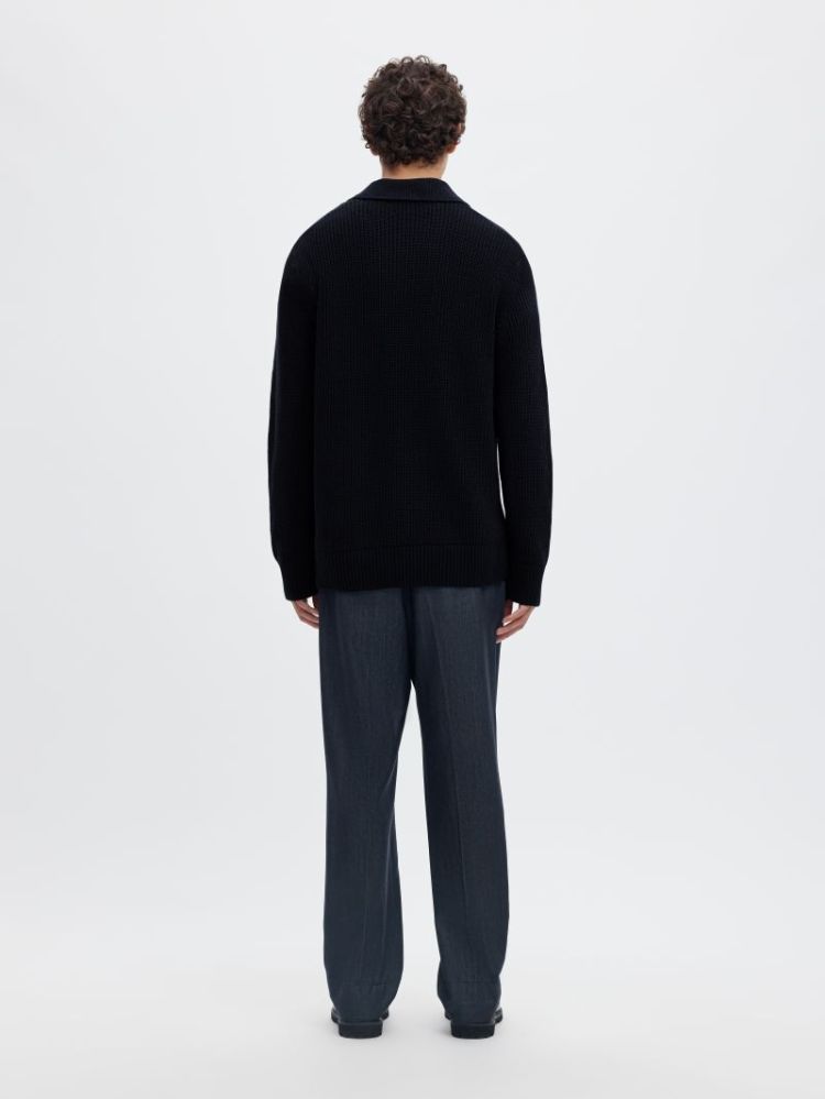 SLMPIM LS KNIT POLO CAMP 186839 Sky Capt