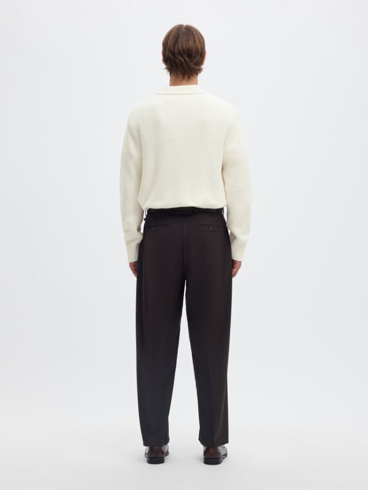 SLMPIM LS KNIT POLO CAMP 178372 Egret