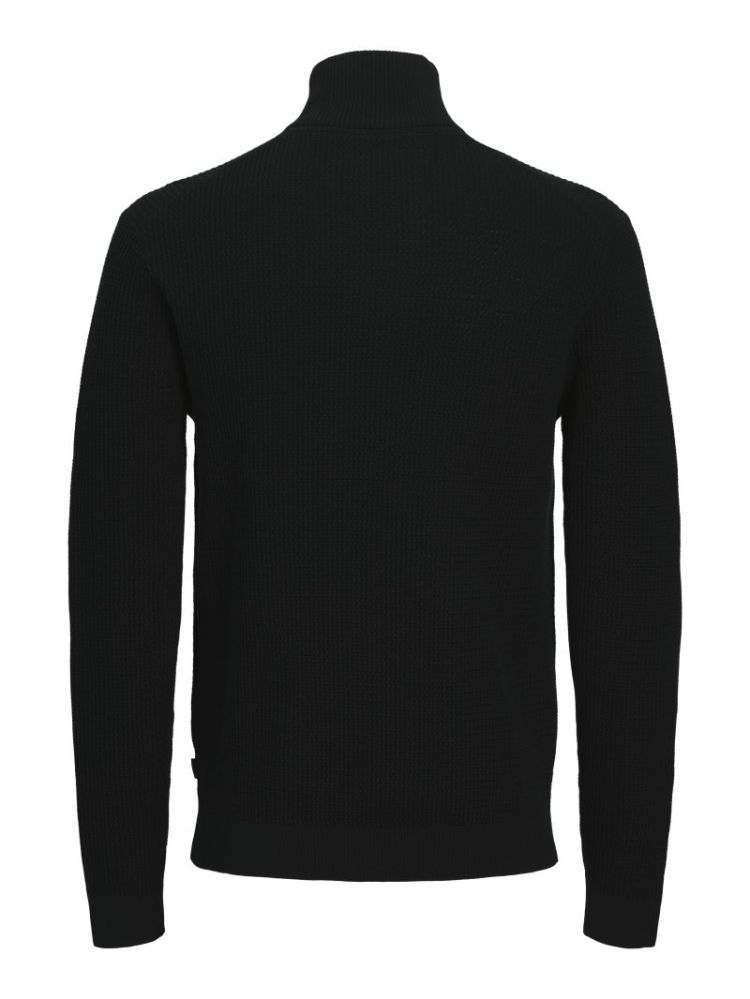 JPRBLUSTANLEY KNIT HALF ZIP BF 178012 Black