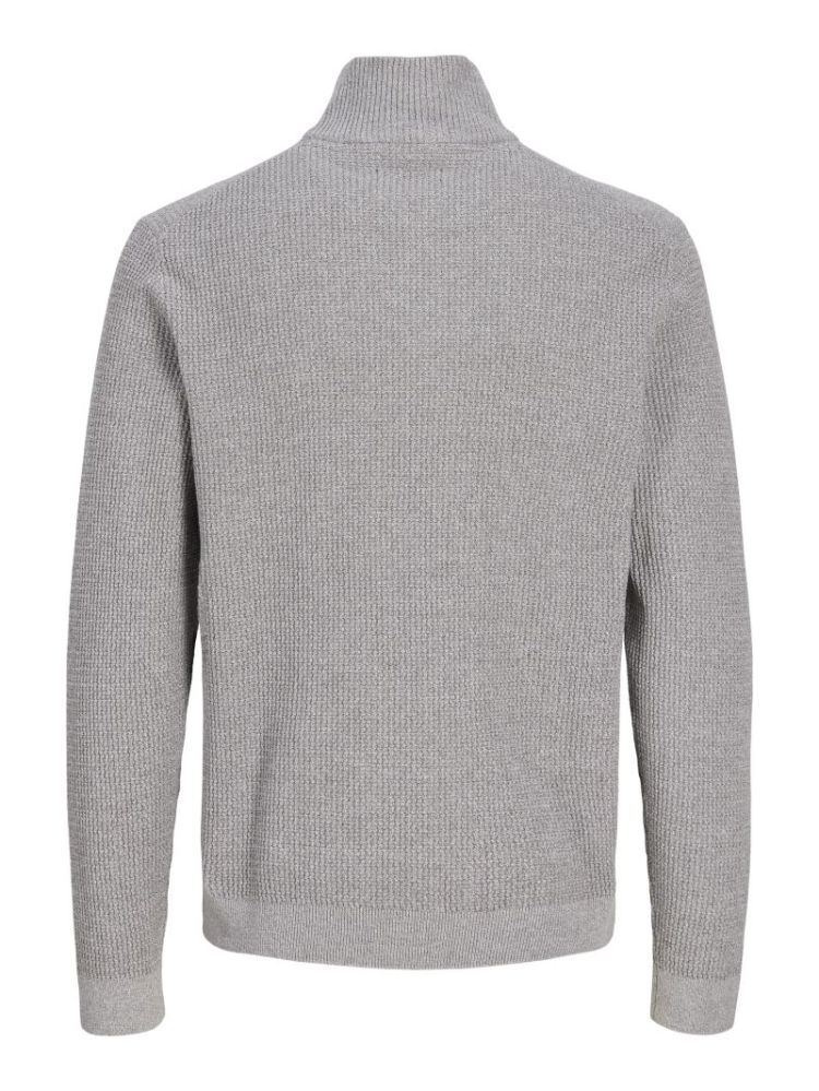 JPRBLUSTANLEY KNIT HALF ZIP BF 176543001 Charc