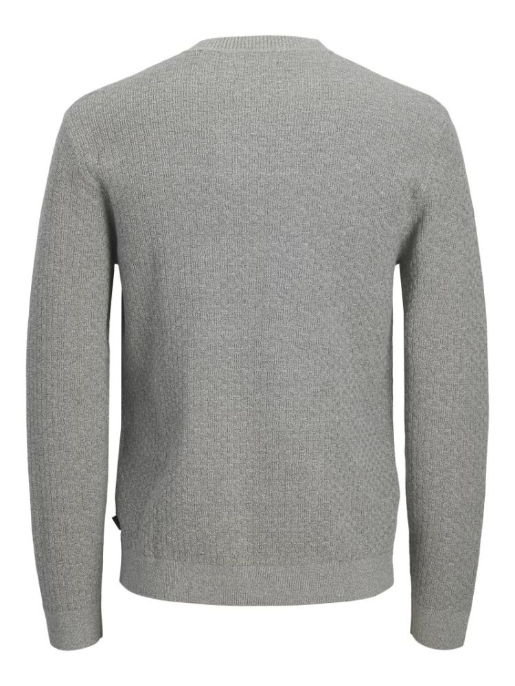 JPRBLUSTANLEY KNIT CREW NECK B 176543003 Charc