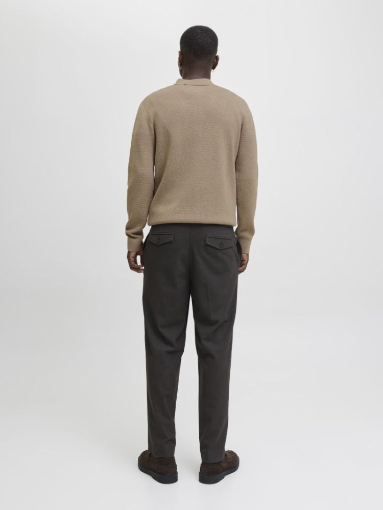JPRMILANO STITCH KNIT ZIP POLO 176595001 Greig