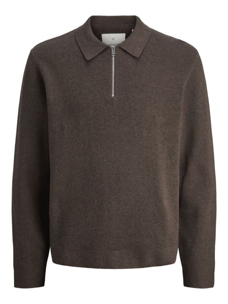 JPRMILANO STITCH KNIT ZIP POLO 176190001 Delic