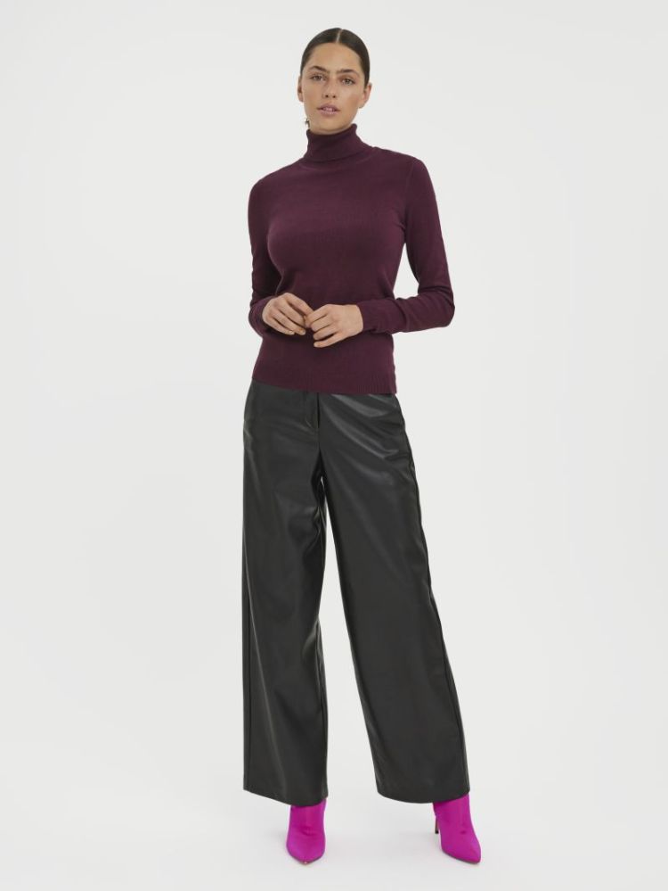 VMGLORY LS ROLLNECK BLOUSE GA 186320 Winetast