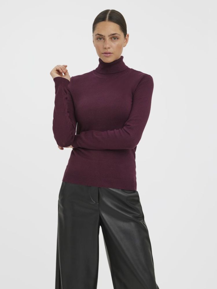 VMGLORY LS ROLLNECK BLOUSE GA 186320 Winetast