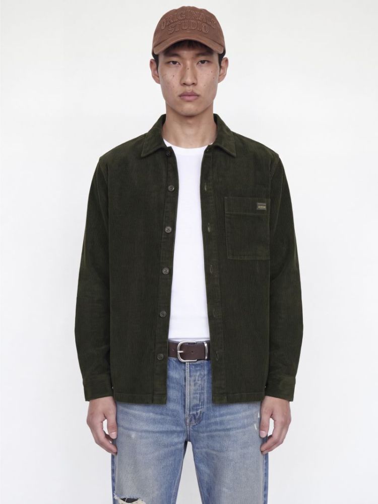 JJZAC CORDUROY OVERSHIRT LS 176668 Rosin