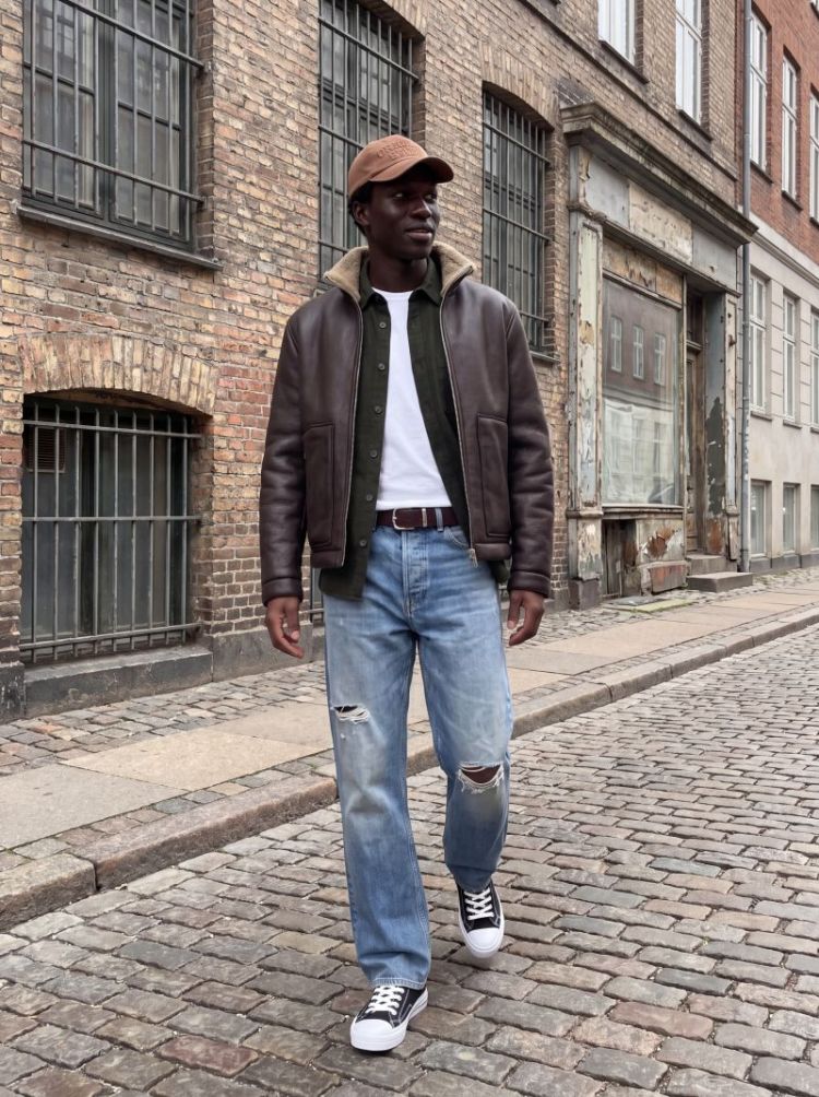 JJZAC CORDUROY OVERSHIRT LS 176668 Rosin