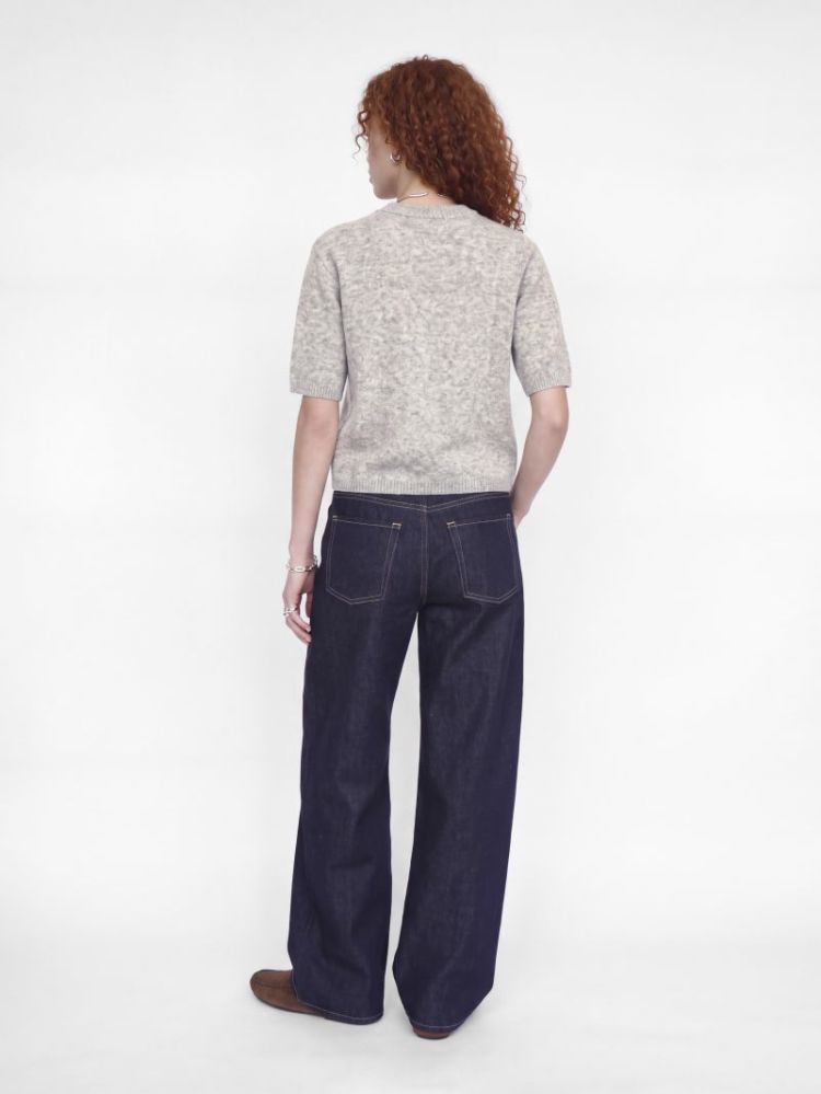 JXVALERIA SS KNIT 179085 Light Gr