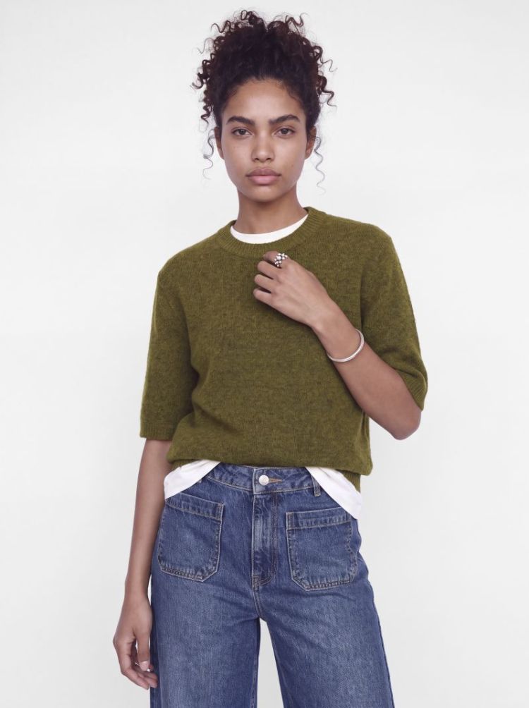 JXVALERIA SS KNIT 176062 Nutria