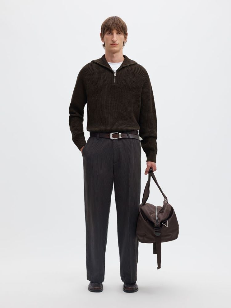 SLMPIM LS KNIT HALF ZIP CAMP 180751 Delicios