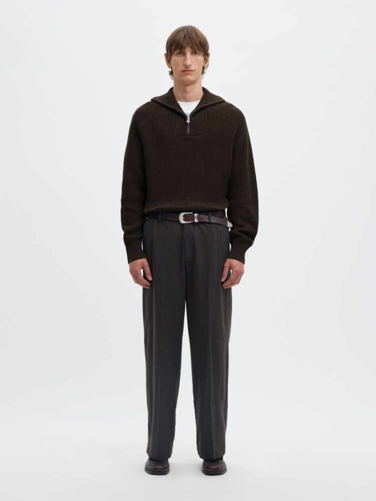 SLMPIM LS KNIT HALF ZIP CAMP 180751 Delicios